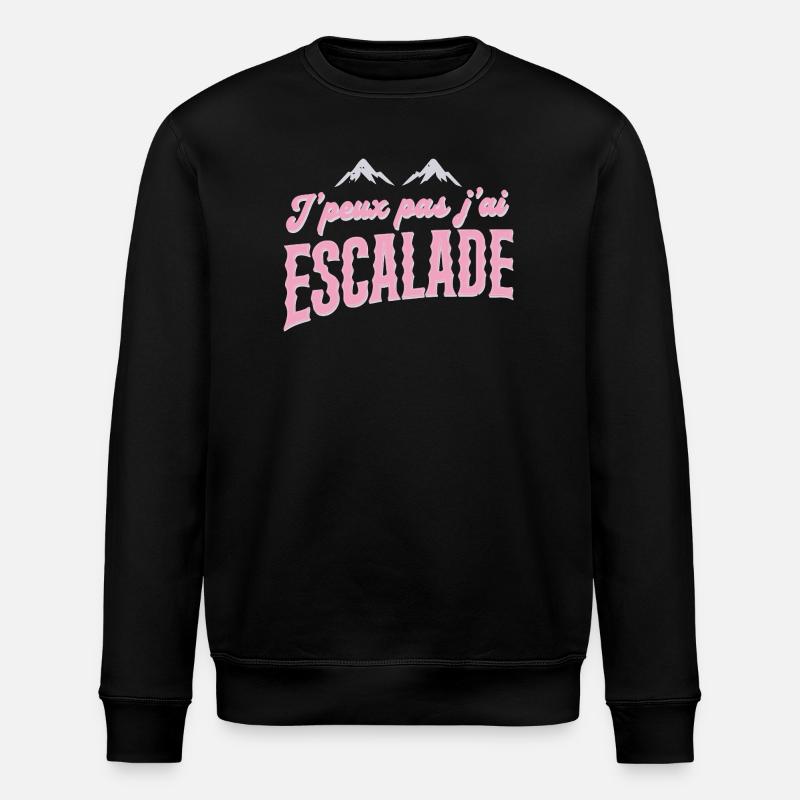Escalade Rose Retro J'peux pas - Sweat bio ROLLER Stanley/Stella Unisexe - noir