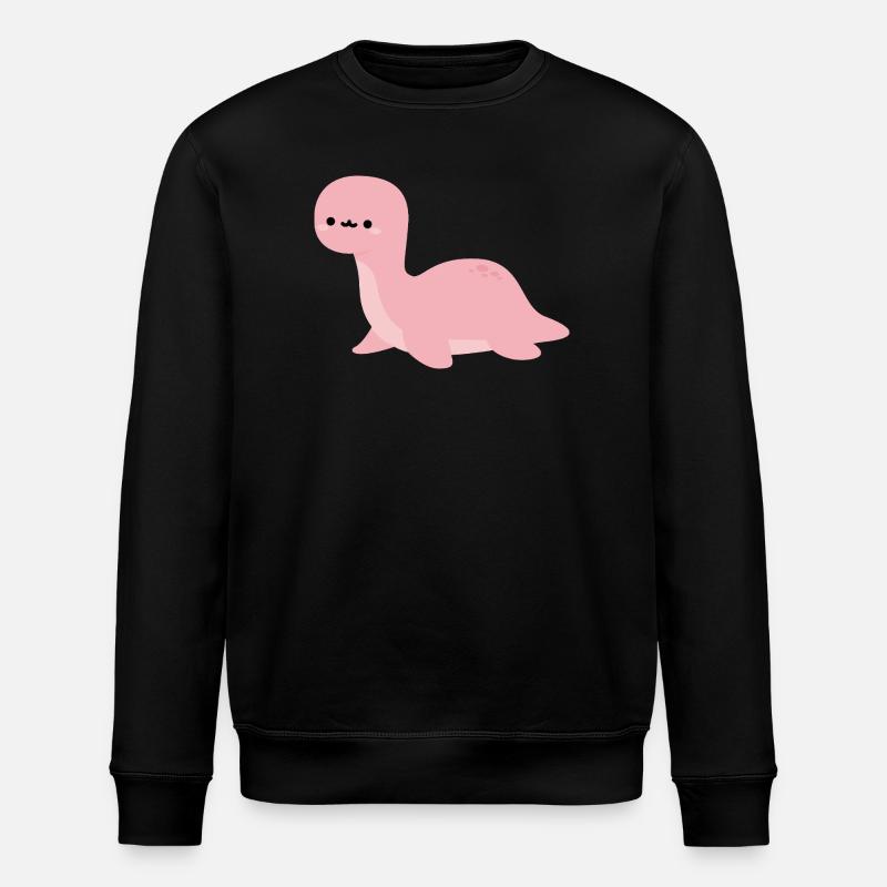 Brontosaurus Harmonica - Stanley/Stella ROLLER Unisex Organic Sweatshirt - black