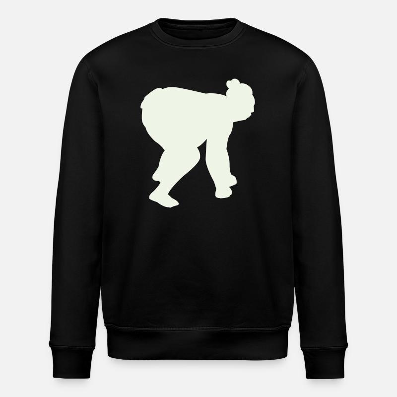 sumo - Stanley/Stella Unisex Bio-Sweatshirt ROLLER - Schwarz