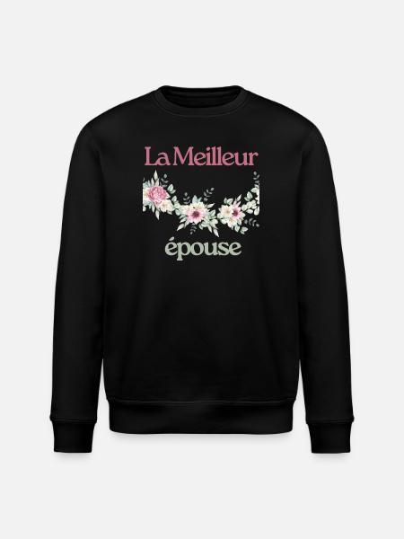 La Meilleur épouse - Sweat bio ROLLER Stanley/Stella Unisexe - noir