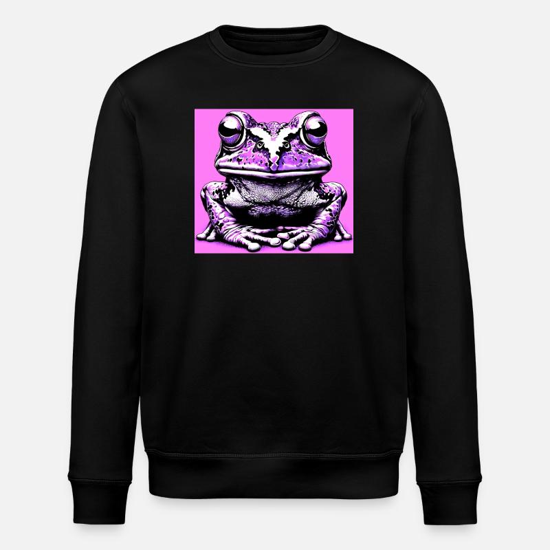 grenouille - Sweat bio ROLLER Stanley/Stella Unisexe - noir