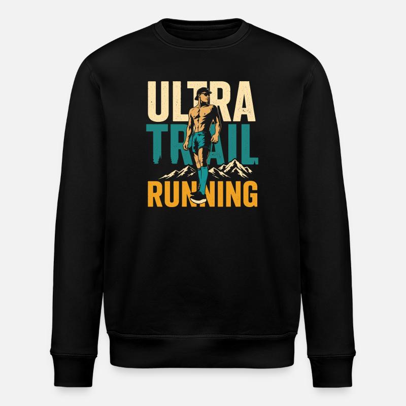 Ultra-Trailrunning - Stanley/Stella Unisex Bio-Sweatshirt ROLLER - Schwarz