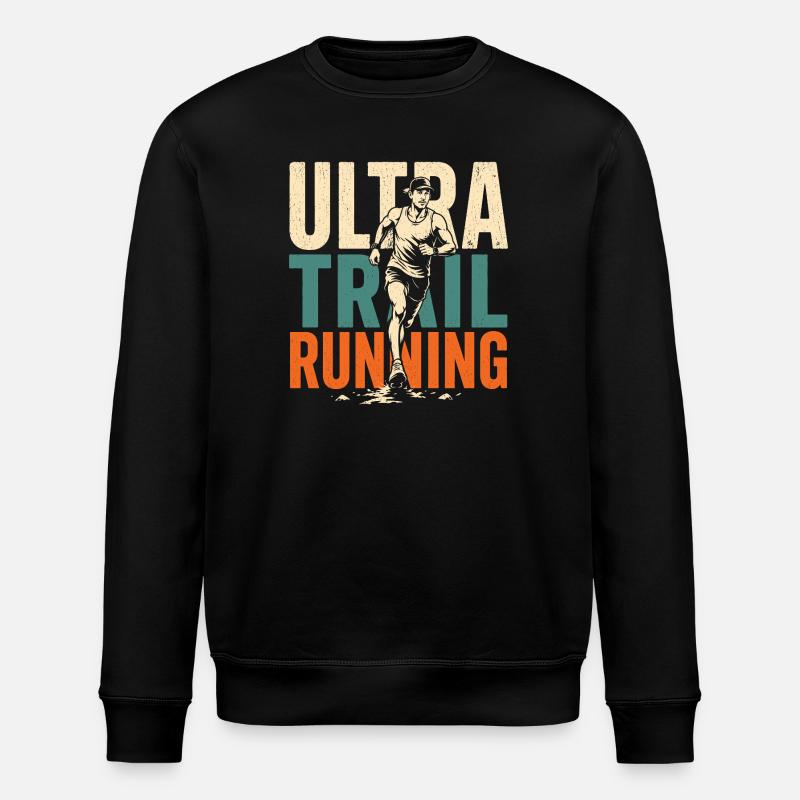Ultra-Trailrunning - Stanley/Stella Unisex Bio-Sweatshirt ROLLER - Schwarz