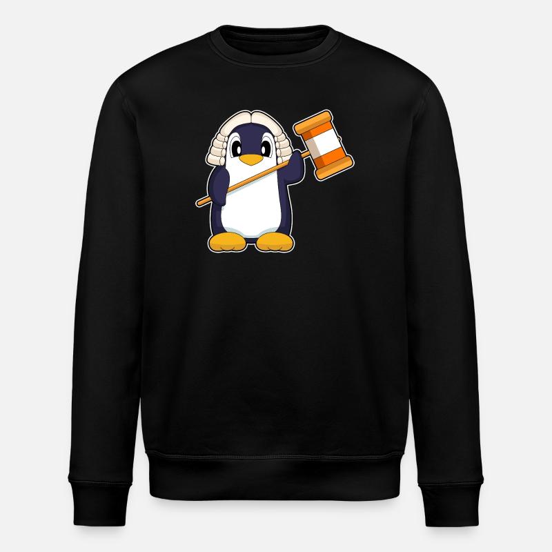 Juge Pingouin - Sweat bio ROLLER Stanley/Stella Unisexe - noir