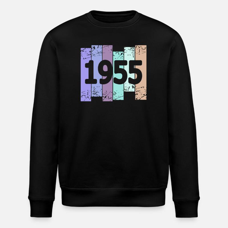 1955 - Stanley/Stella ROLLER Unisex Organic Sweatshirt - black
