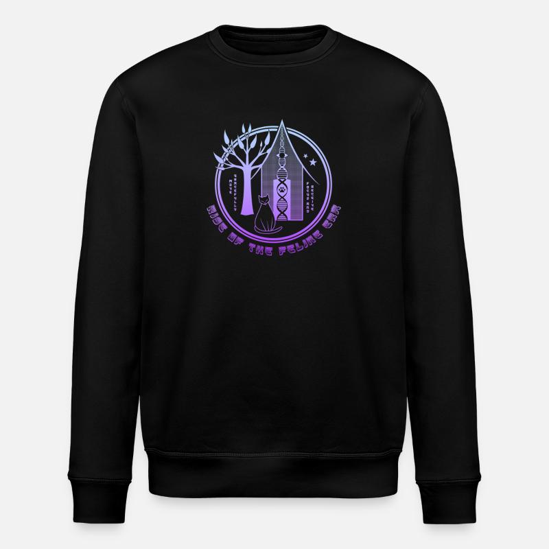 Aufstieg der Katzenära - Stanley/Stella Unisex Bio-Sweatshirt ROLLER - Schwarz