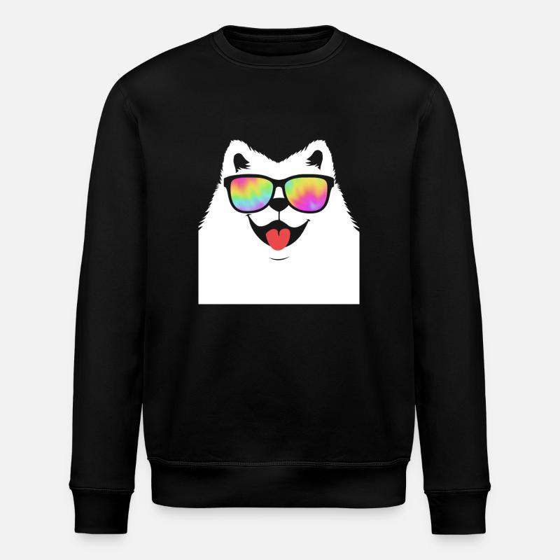 Samoyed - Stanley/Stella ROLLER Unisex Organic Sweatshirt - black