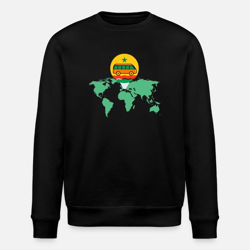 Senegal - Stanley/Stella Unisex Bio-Sweatshirt ROLLER - Schwarz