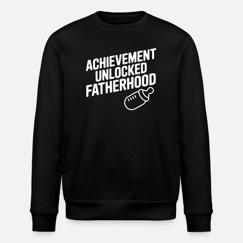 Erfolg: Freigeschaltete Vaterschaft - Stanley/Stella Unisex Bio-Sweatshirt ROLLER - Schwarz