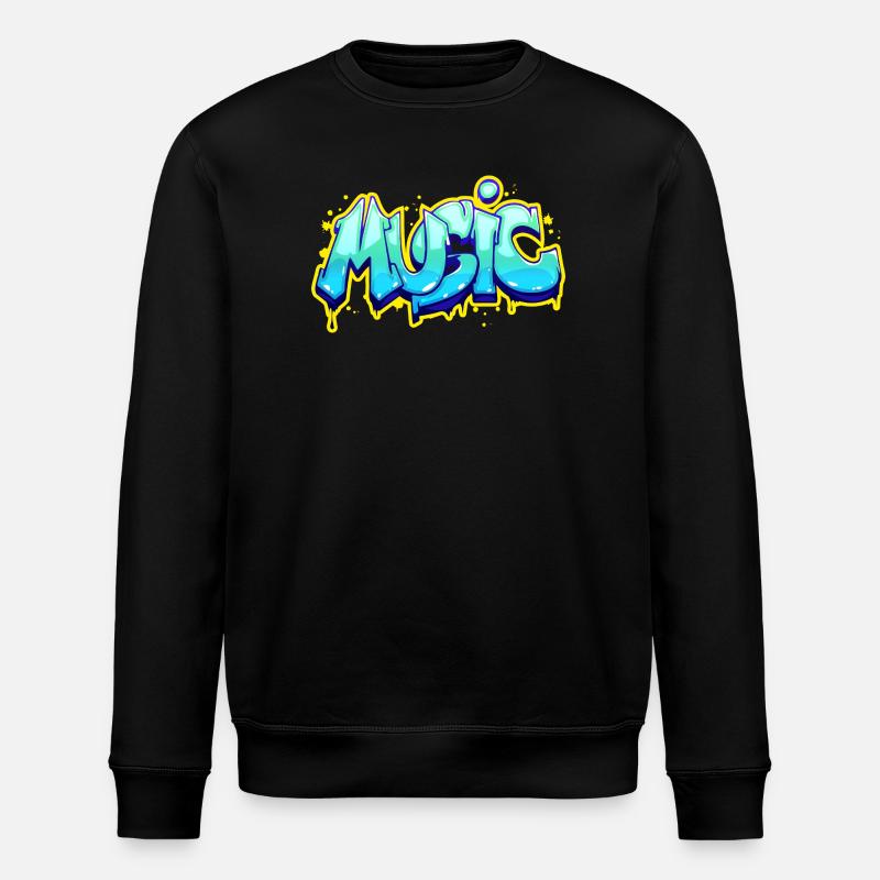 Music - Stanley/Stella Unisex Bio-Sweatshirt ROLLER - Schwarz