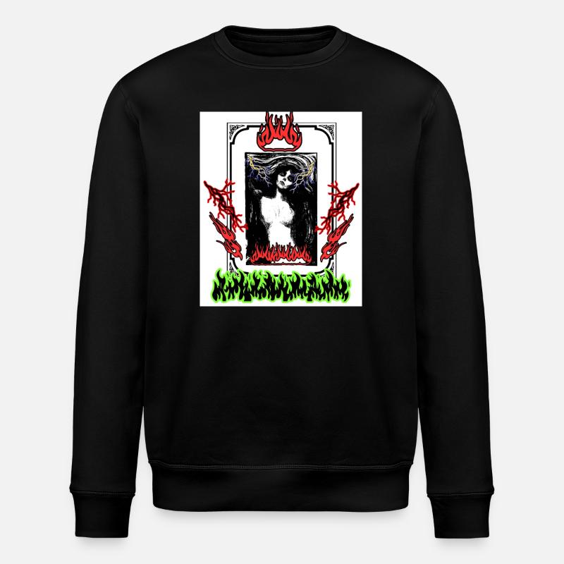 Design_ohne_Titel - Stanley/Stella Unisex Bio-Sweatshirt ROLLER - Schwarz