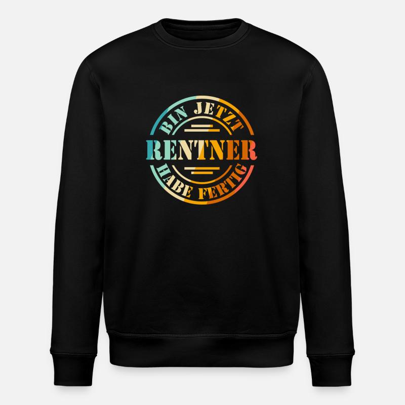 Rentner 2026 - Stanley/Stella Unisex Bio-Sweatshirt ROLLER - Schwarz