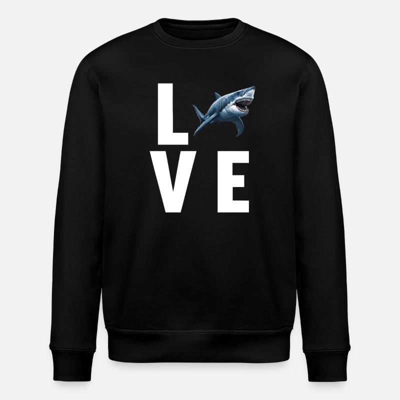Requins Requin - Sweat bio ROLLER Stanley/Stella Unisexe - noir