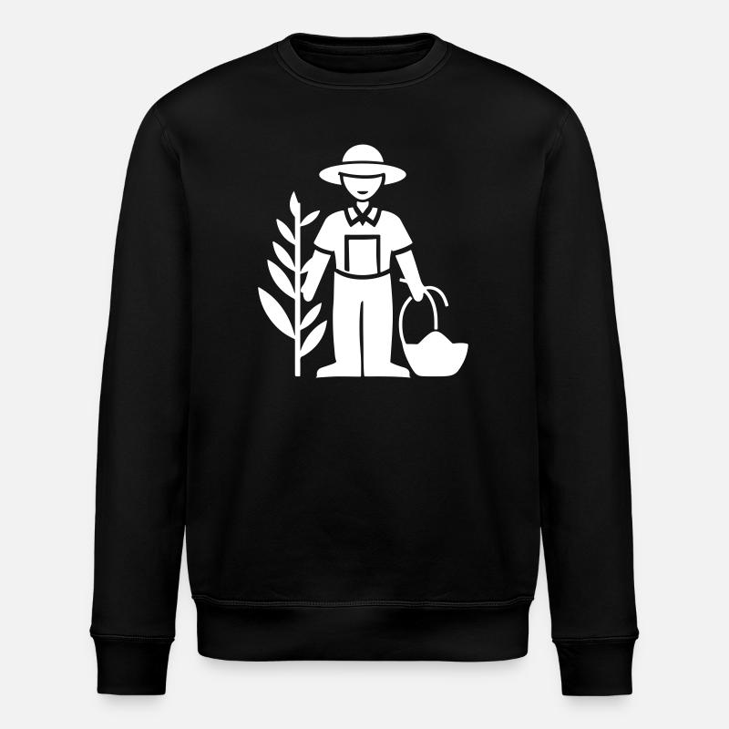 Farmer Bauer - Stanley/Stella Unisex Bio-Sweatshirt ROLLER - Schwarz