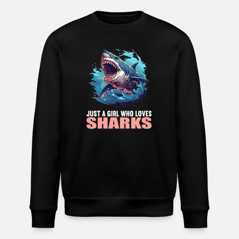 Requins Requin - Sweat bio ROLLER Stanley/Stella Unisexe - noir