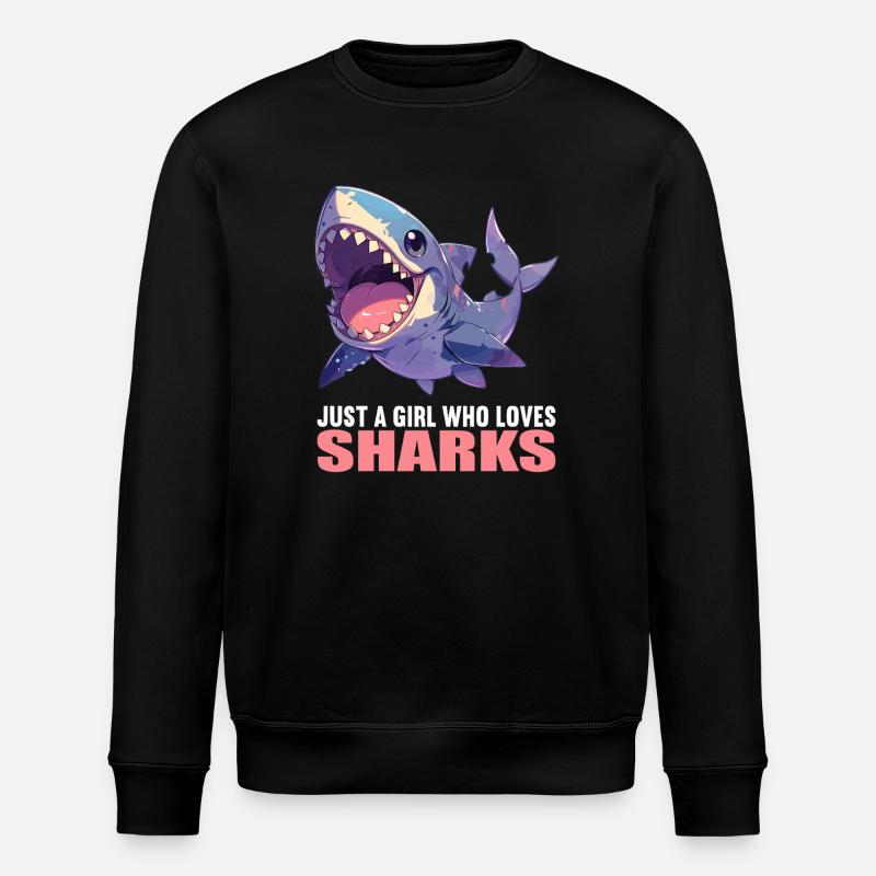 Requins Requin - Sweat bio ROLLER Stanley/Stella Unisexe - noir