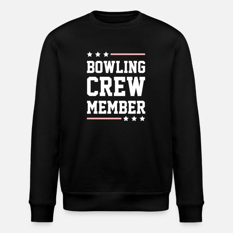 Bowling Crew - Stanley/Stella ROLLER Unisex Organic Sweatshirt - black