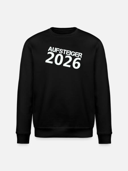 aufsteiger_2026- - Stanley/Stella Unisex Bio-Sweatshirt ROLLER - Schwarz