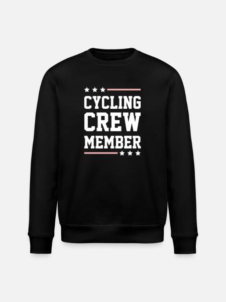 Cycling Crew - Stanley/Stella ROLLER Unisex Organic Sweatshirt - black
