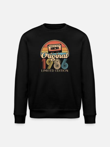 40th birthday, 40 years - Stanley/Stella ROLLER Unisex Organic Sweatshirt - black