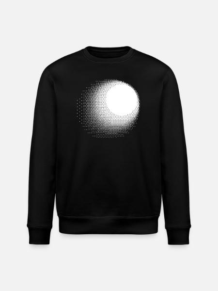 Halftone Circle Gradient - Stanley/Stella ROLLER Unisex Organic Sweatshirt - black