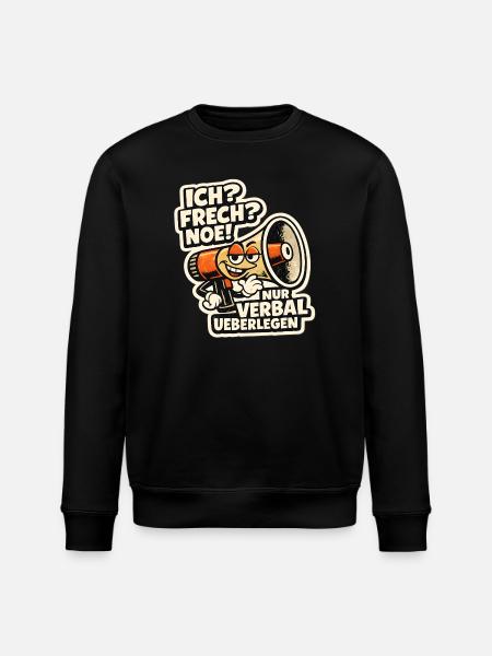 Verbal Überlegen Megaphone Cartoon - Stanley/Stella Unisex Bio-Sweatshirt ROLLER - Schwarz