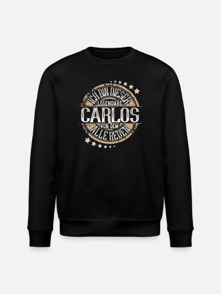 Carlos - Stanley/Stella Unisex Bio-Sweatshirt ROLLER - Schwarz
