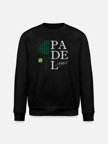Padel_Addict - Stanley/Stella Unisex Bio-Sweatshirt ROLLER - Schwarz