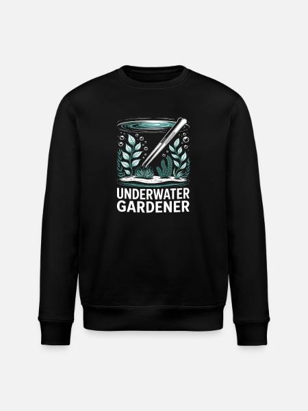 Underwater Gardener Aquascaping Dream - Stanley/Stella ROLLER Unisex Organic Sweatshirt - black