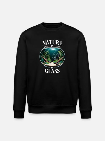 Nature In Glass Aquascaping Dream - Stanley/Stella ROLLER Unisex Organic Sweatshirt - black