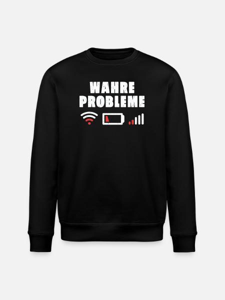 Vrais problèmes - Sweat bio ROLLER Stanley/Stella Unisexe - noir