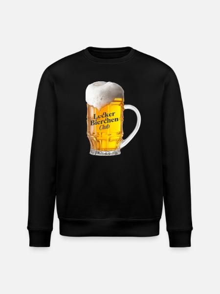 Lecker Bierchen Club - Bier Bierglas Biertrinker - Stanley/Stella Unisex Bio-Sweatshirt ROLLER - Schwarz