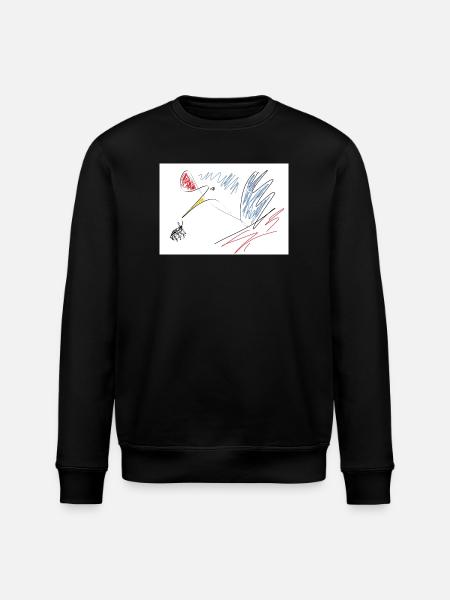 Regarde juste là ! - Sweat bio ROLLER Stanley/Stella Unisexe - noir