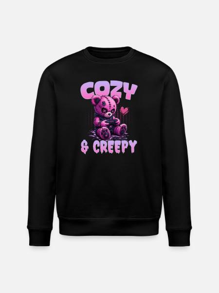 Pastel Goth Soft Goth Gaming Gamer - Stanley/Stella ROLLER Unisex Organic Sweatshirt - black