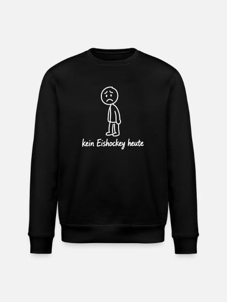 Kein Eishockey Heute - Stanley/Stella Unisex Bio-Sweatshirt ROLLER - Schwarz