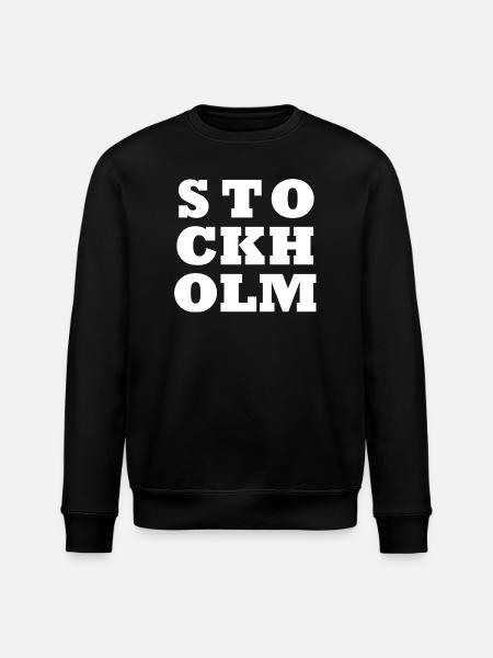 Logo de Stockholm - Sweat bio ROLLER Stanley/Stella Unisexe - noir