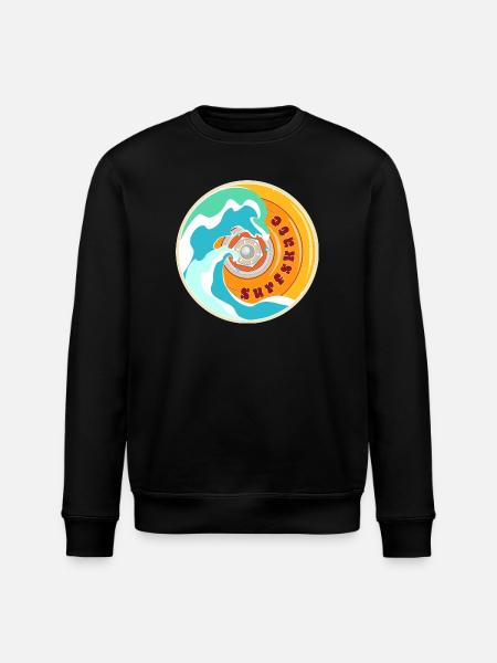 Surfskate Lover - Sweat bio ROLLER Stanley/Stella Unisexe - noir