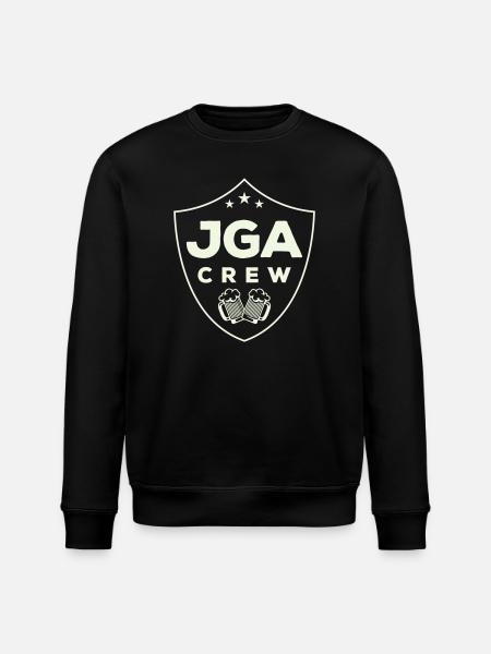 jga_crew_wappen- - Sweat bio ROLLER Stanley/Stella Unisexe - noir