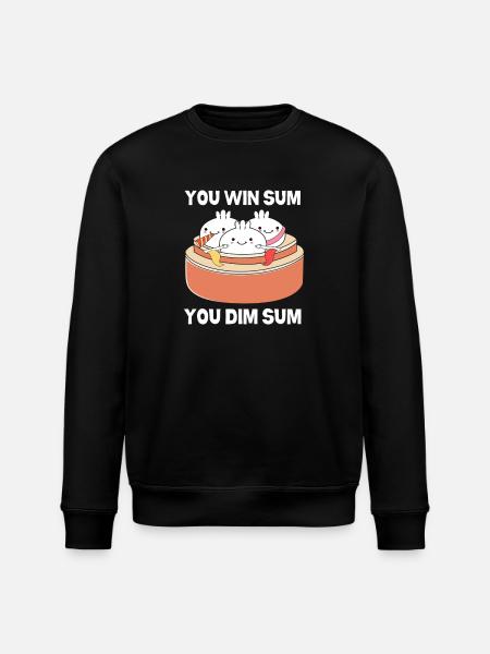 Dim sum - Stanley/Stella ROLLER Unisex Organic Sweatshirt - black