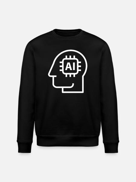 Ai, Artificial Intelligence, AI Technology - Stanley/Stella ROLLER Unisex Organic Sweatshirt - black
