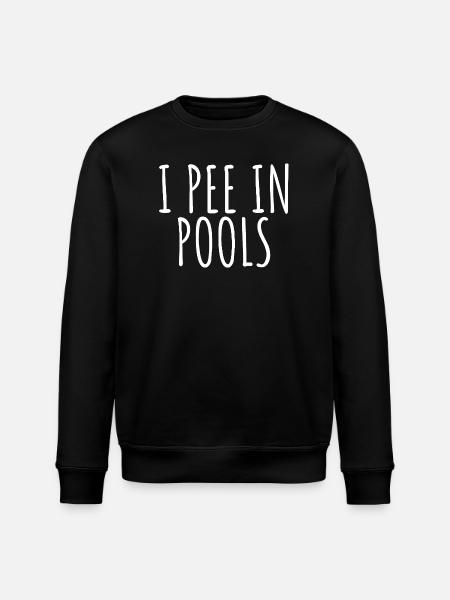 Poolside Truth Hand-Drawn Text - Stanley/Stella ROLLER Unisex Organic Sweatshirt - black