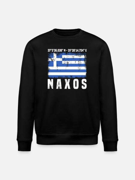Naxos Coordinates - Stanley/Stella ROLLER Unisex Organic Sweatshirt - black