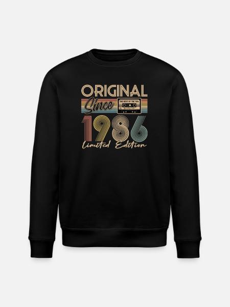 40th birthday, 40 years - Stanley/Stella ROLLER Unisex Organic Sweatshirt - black