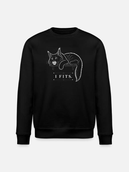 Maine Coon – I Fits - Stanley/Stella ROLLER Unisex Organic Sweatshirt - black