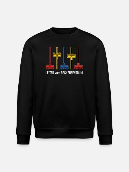 Rechenzentrum Design Gartengeräte Rechen Leiter - Stanley/Stella Unisex Bio-Sweatshirt ROLLER - Schwarz