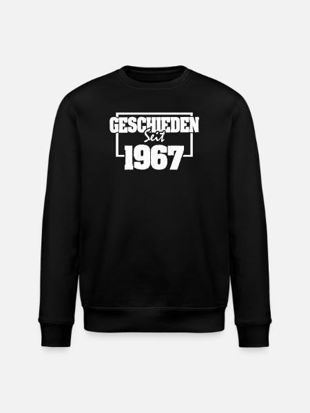 Sprueche 1967 - Stanley/Stella Unisex Bio-Sweatshirt ROLLER - Schwarz