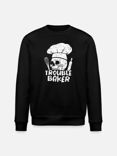 Cake Baking Pastry Chef Cake Baker - Stanley/Stella ROLLER Unisex Organic Sweatshirt - black