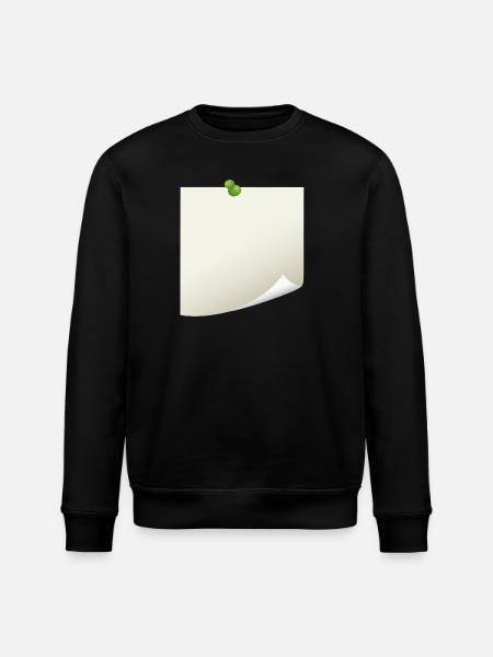 Post-it Zettel - Stanley/Stella Unisex Bio-Sweatshirt ROLLER - Schwarz