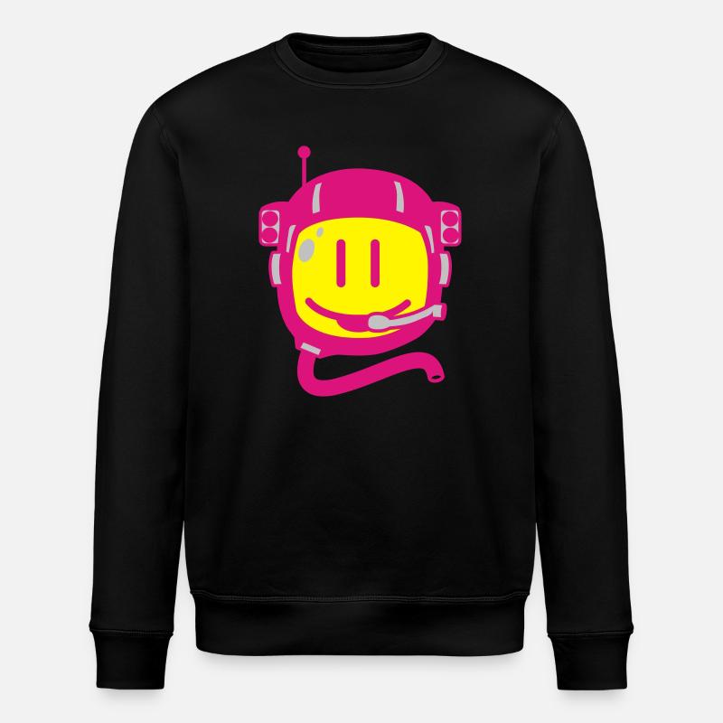 astronaut - Stanley/Stella Unisex Bio-Sweatshirt ROLLER - Schwarz