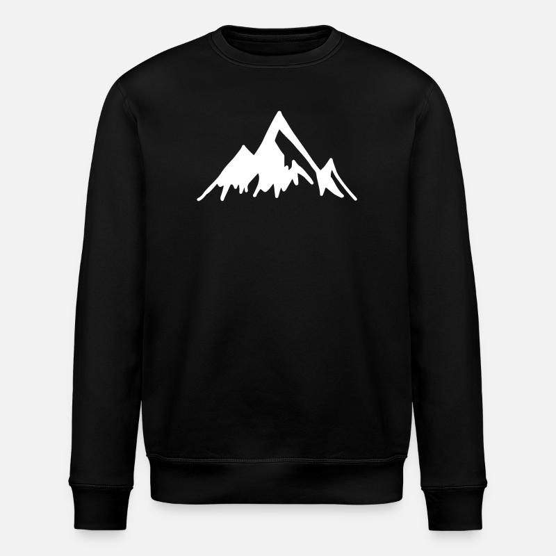mountain - Stanley/Stella ROLLER Unisex Organic Sweatshirt - black